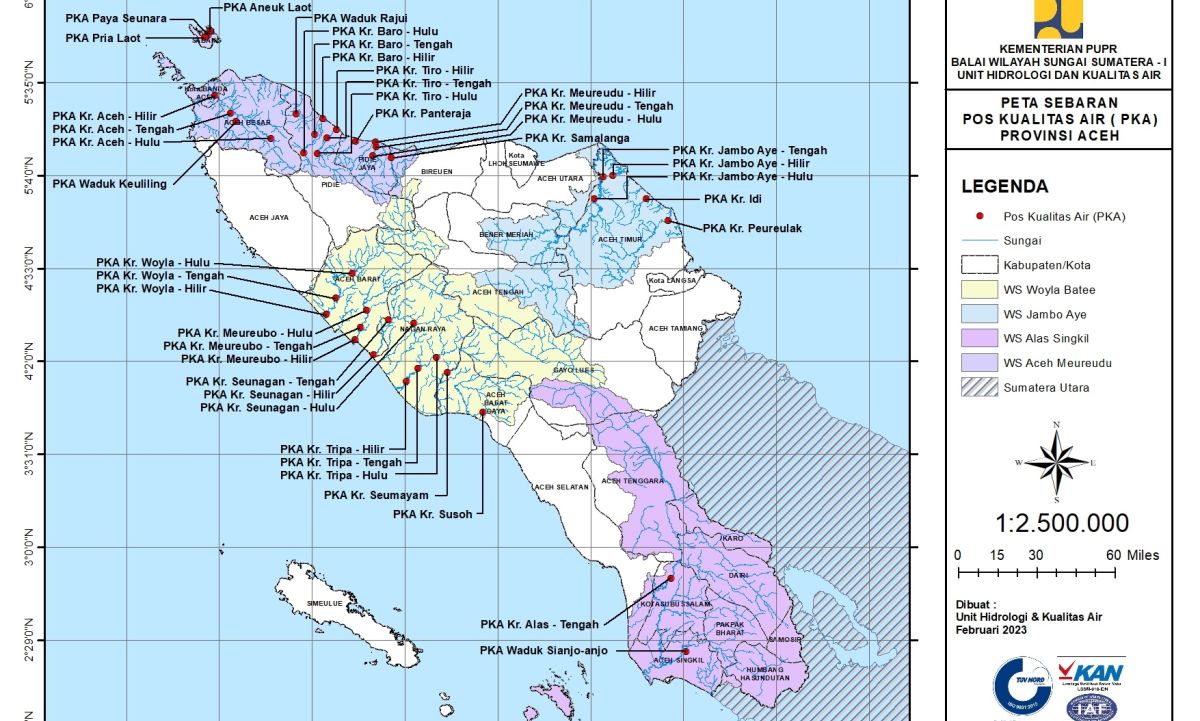 Indeks Pencemaran Kualitas Air Periode Agustus 2023 Wilayah Timur