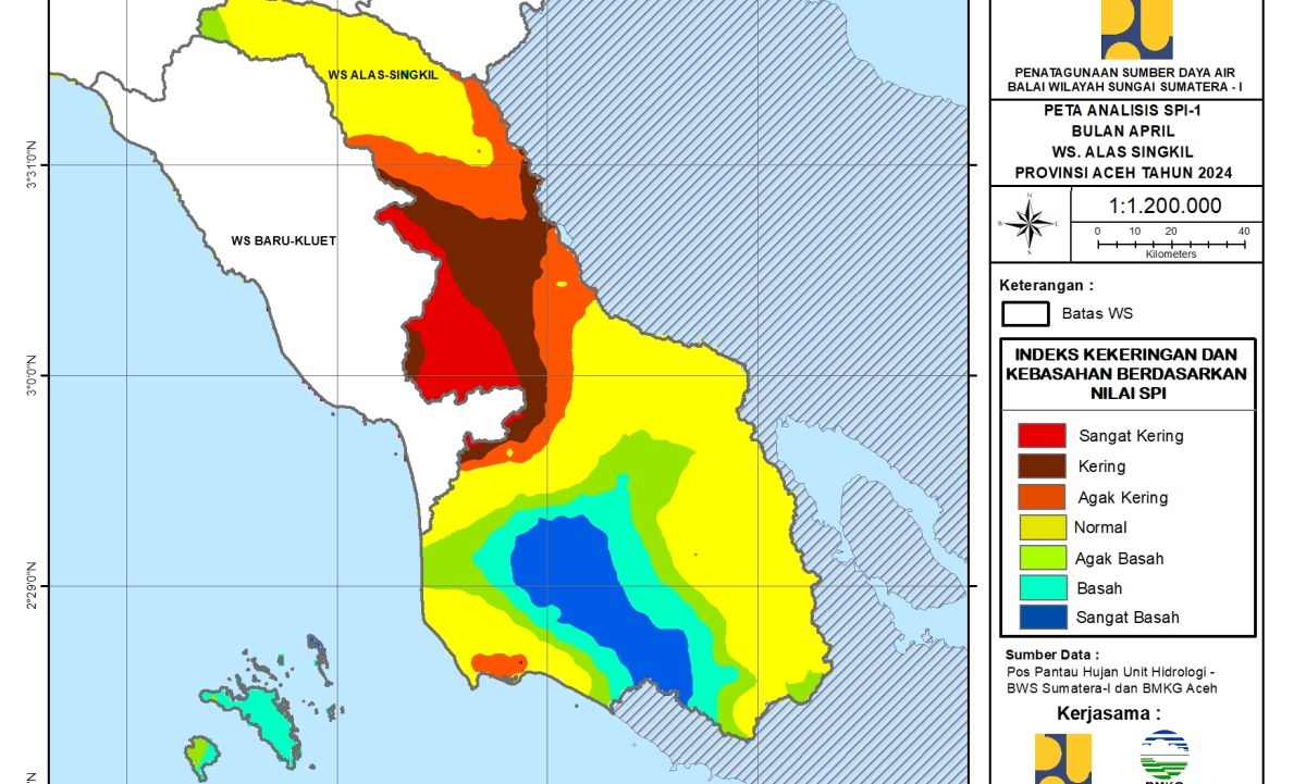 Peta Analisa SPI 1 Alas Singkil April 2024