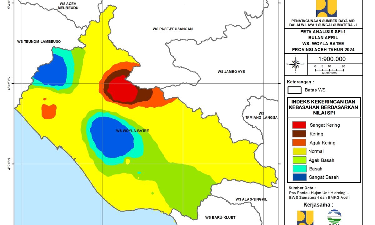 Peta Analisa SPI 1 Woyla Batee April 2024