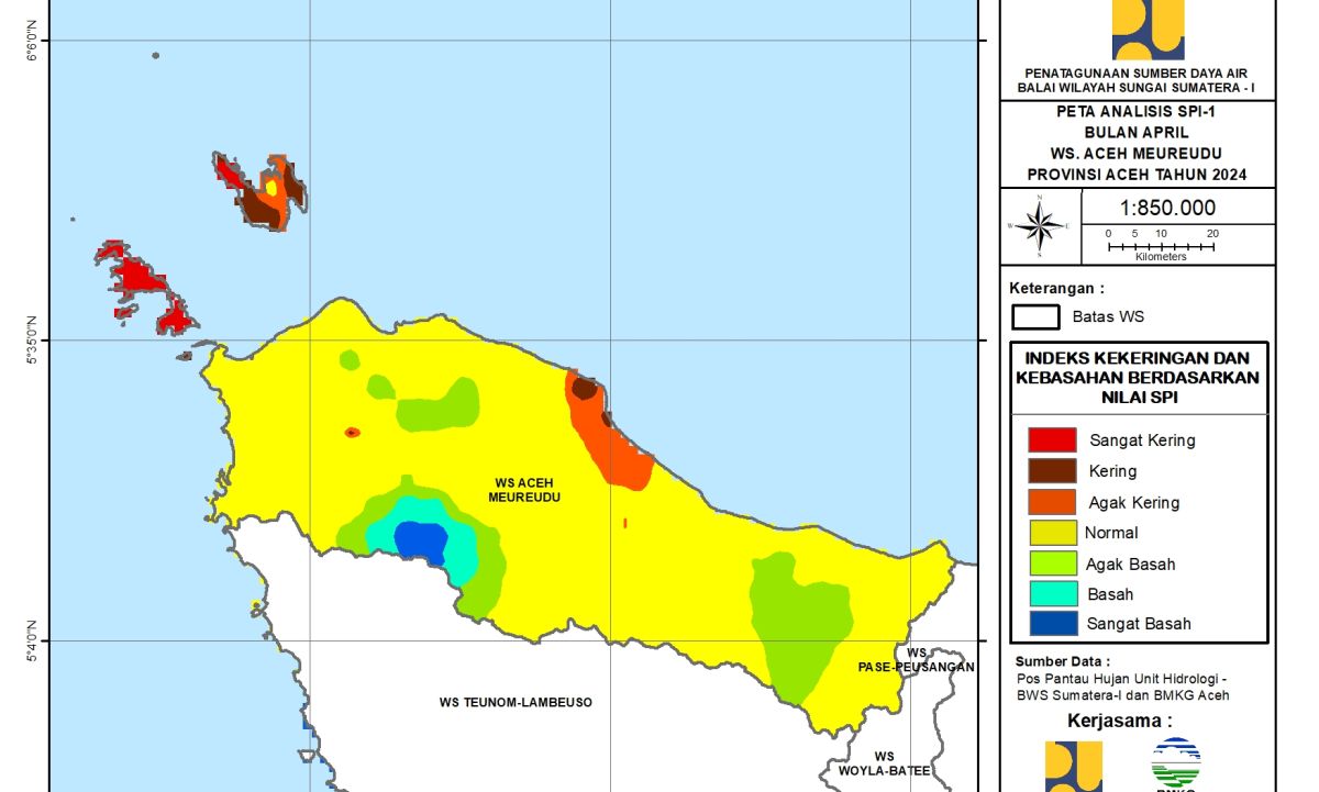 Peta Analisa SPI 1 WS Aceh Meureudu April 2024