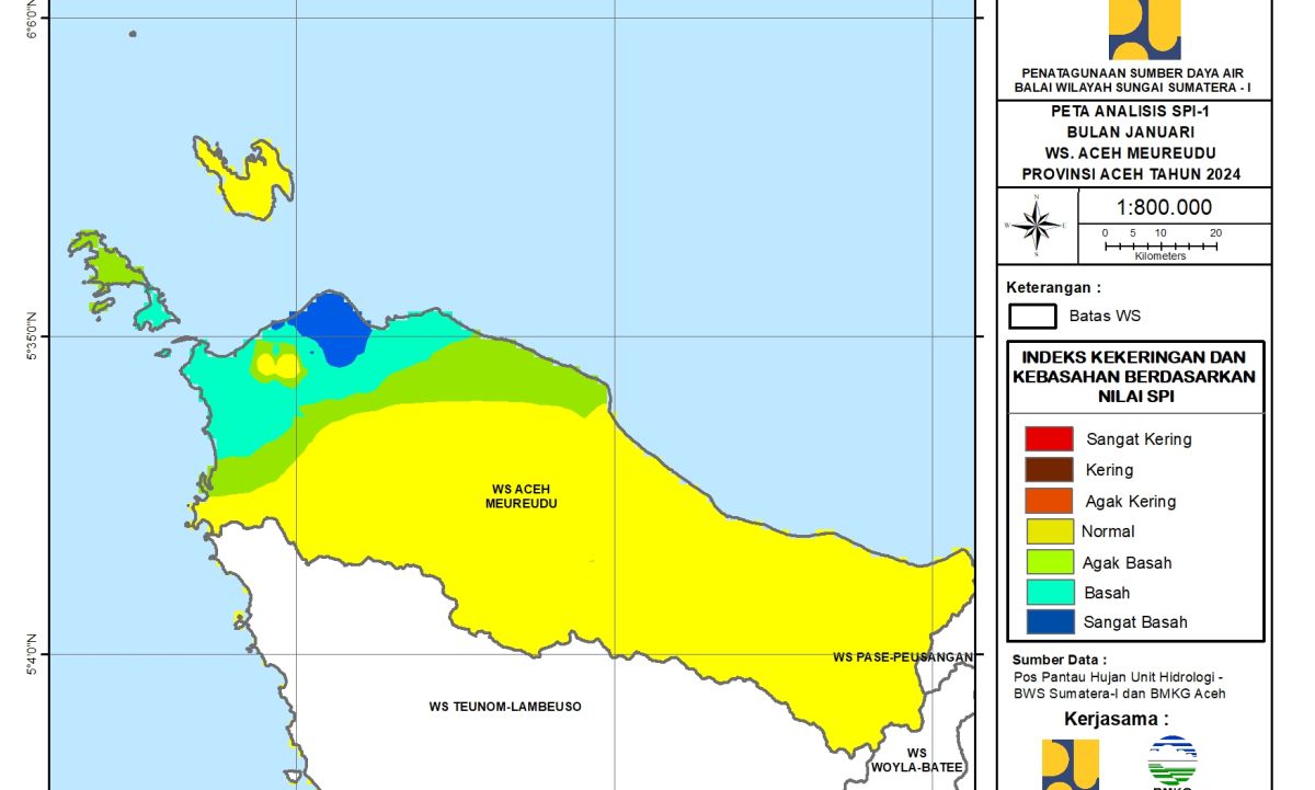 Peta Analisa SPI 1 WS Aceh Meureudu Januari 2024