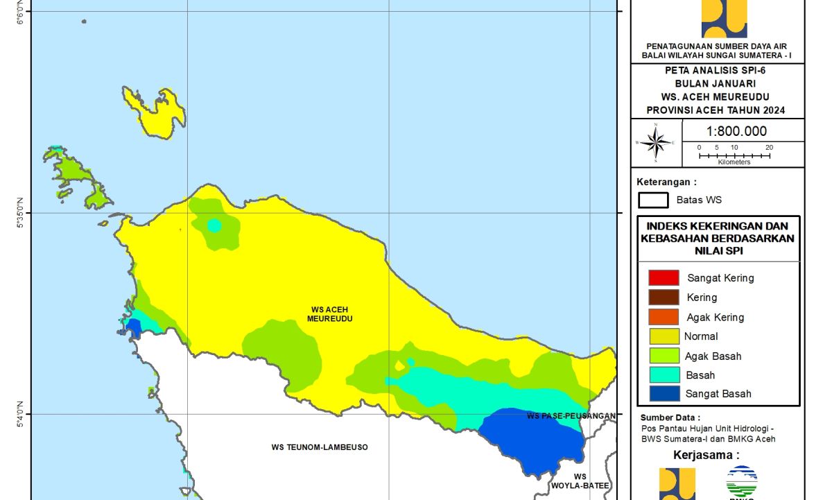 Peta Analisa SPI 6 WS Aceh Meureudu Januari 2024